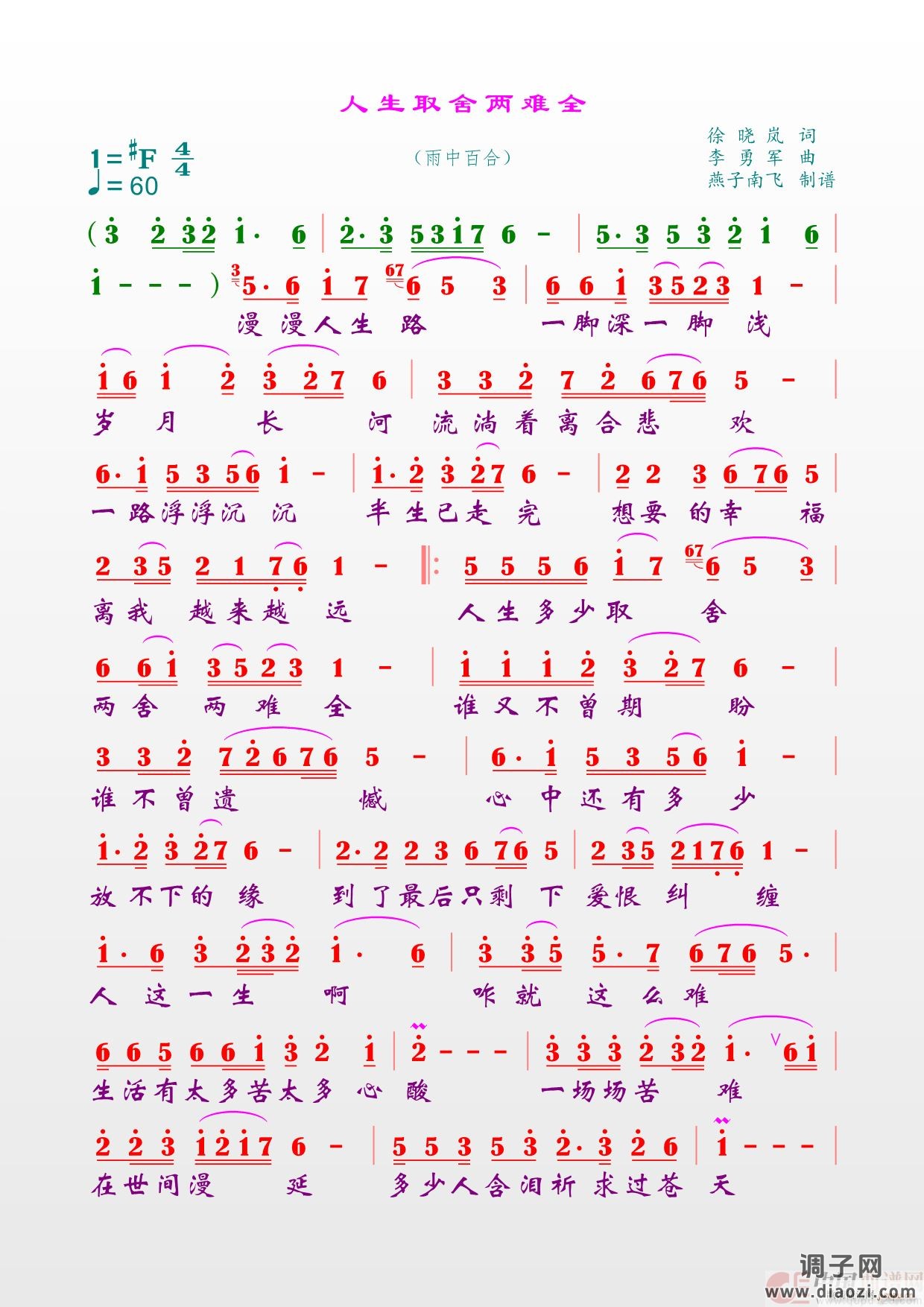 人生取舍两难全