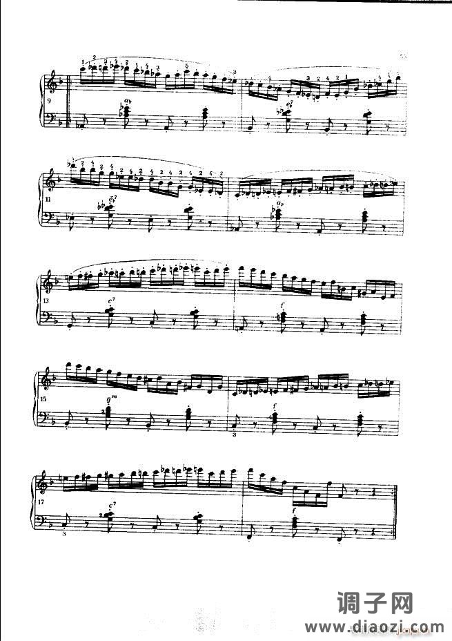 车尔尼手风琴练习曲集 Ⅲ