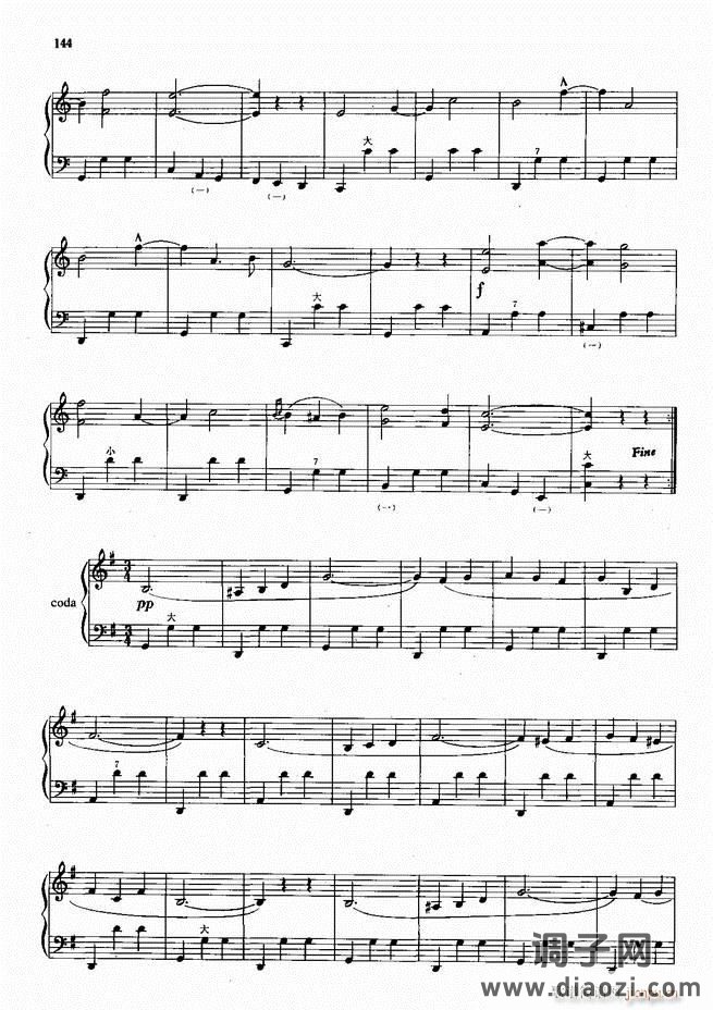 手风琴中外名曲72首101-190