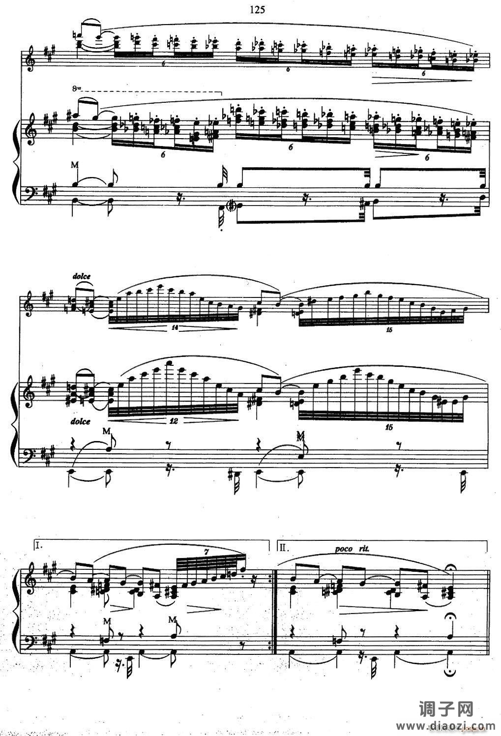 帕格尼尼主题音乐会练习曲（6—10）