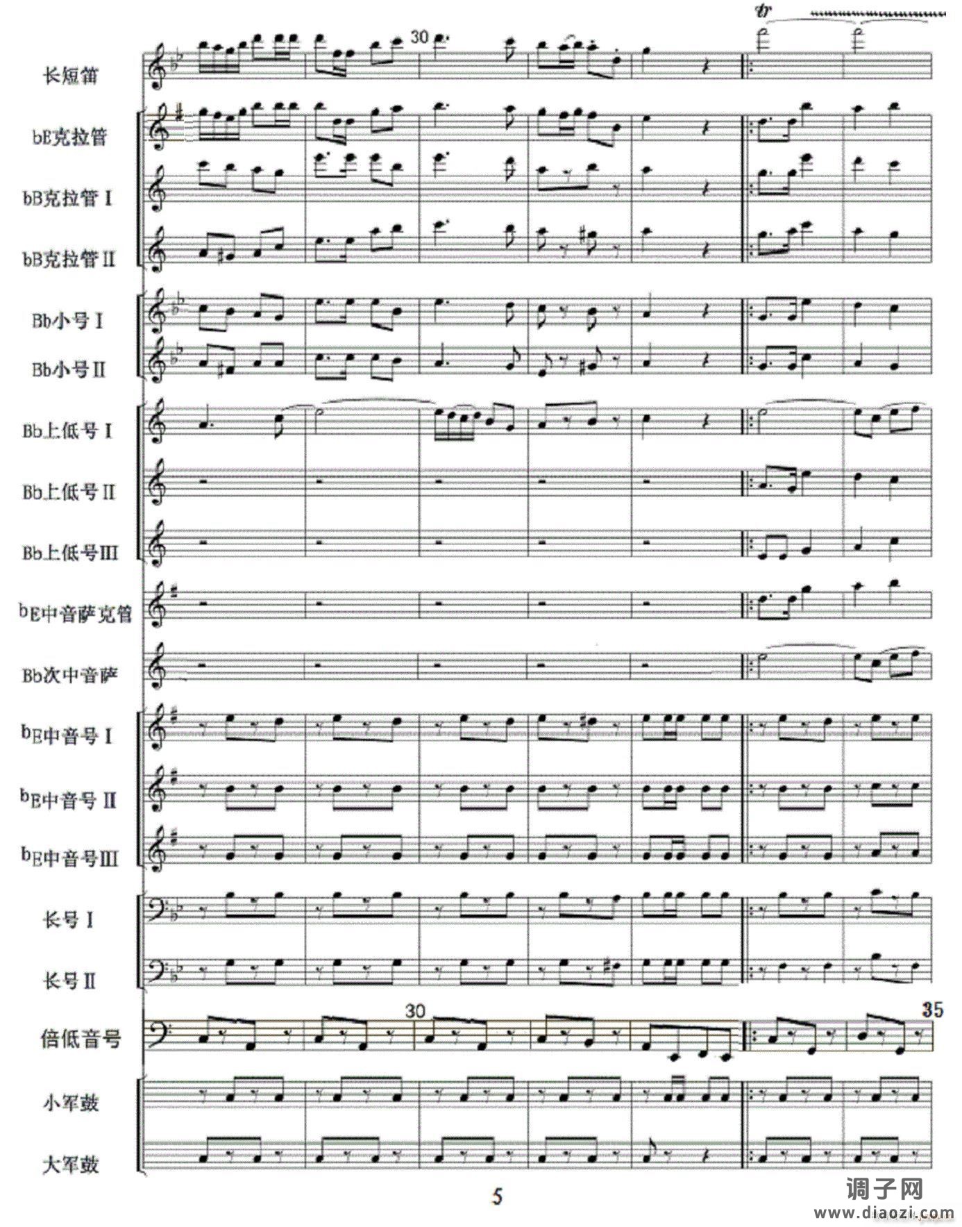 人民海军向前进(军乐 )05