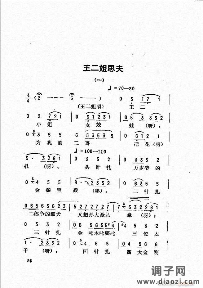 唱腔选 目录前言1-60