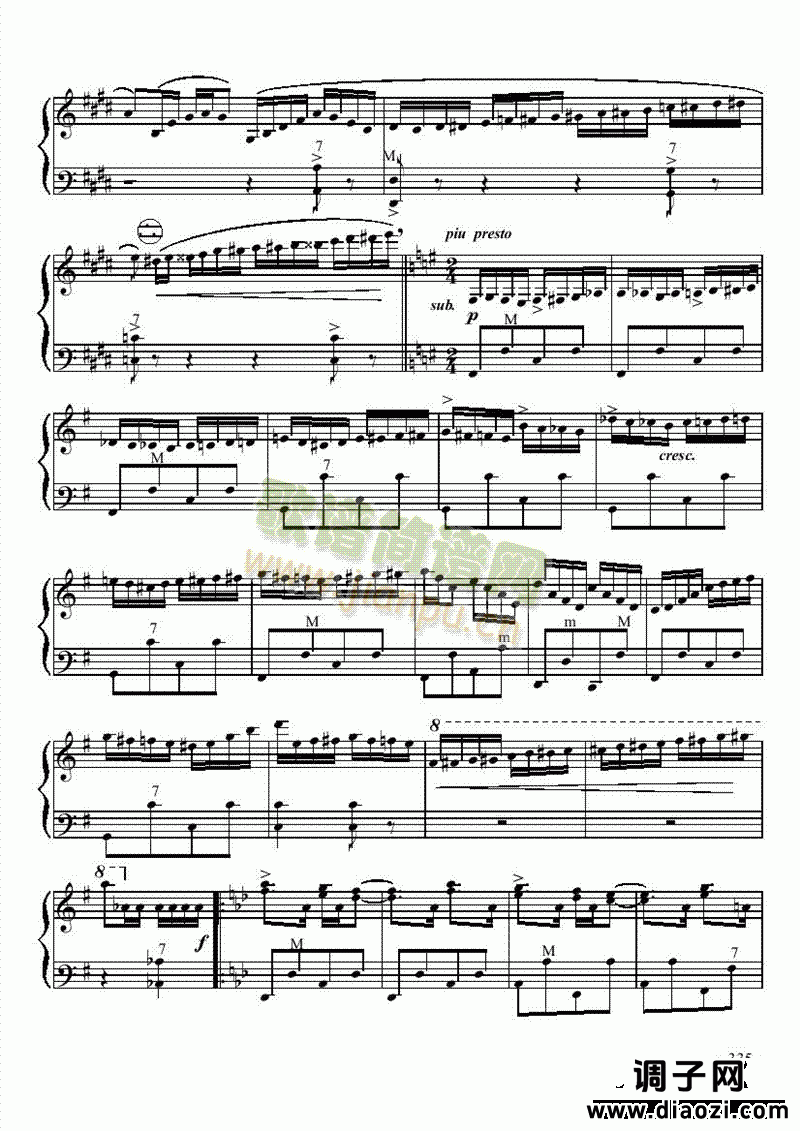 十级乐曲《拉什布哈》 键盘类 手风琴