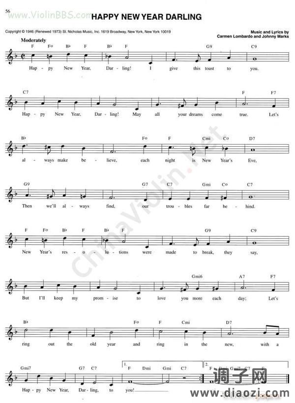 76 HAPPY NEW YEAR DARLIND