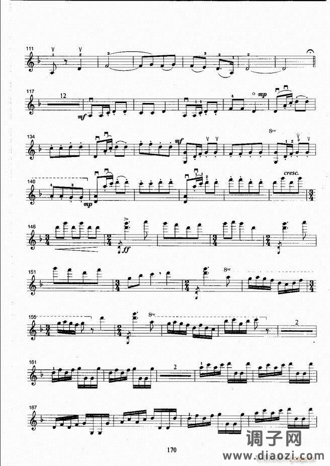 湖北艺术职业学院社会艺术考级系列教材 小提琴考级教程 （上册）121-180