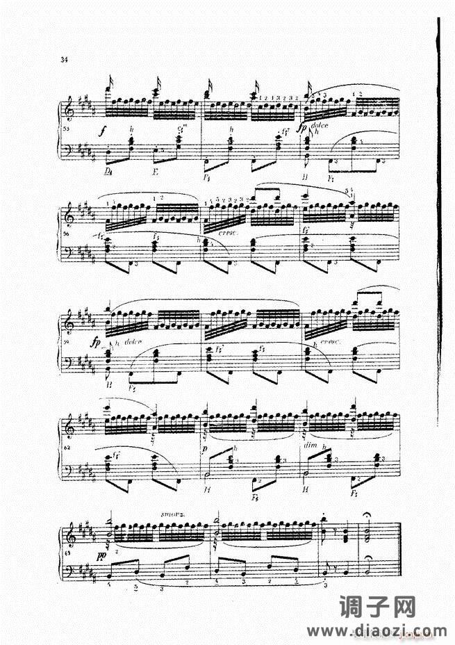 车尔尼手风琴练习曲集 Ⅳ