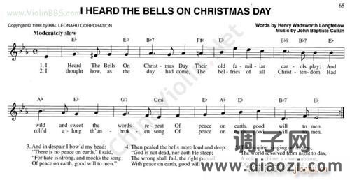88 I HEARD THE BELLS ON CHRISTMAS DAY