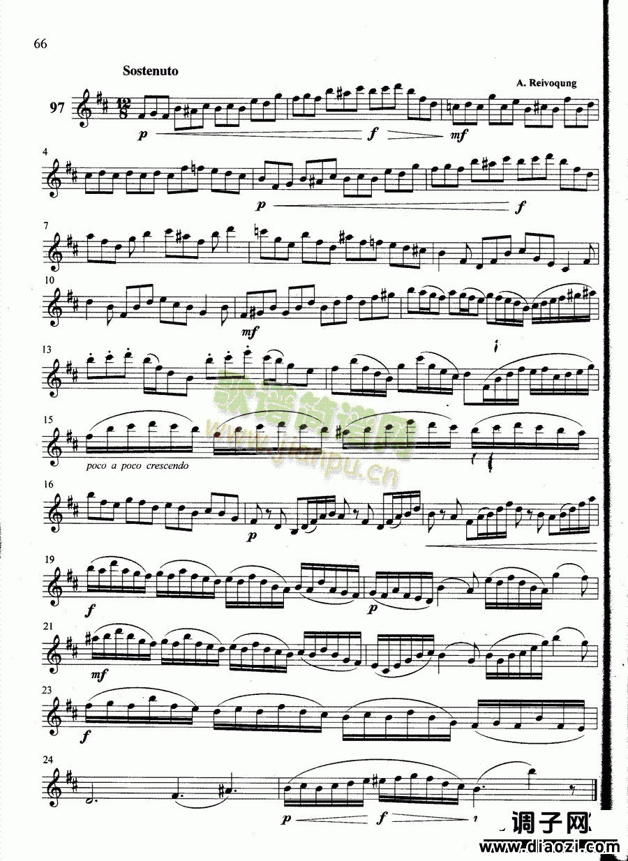 萨克斯管练习曲第100—066页
