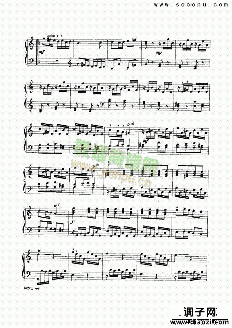 奏鸣曲 键盘类 手风琴