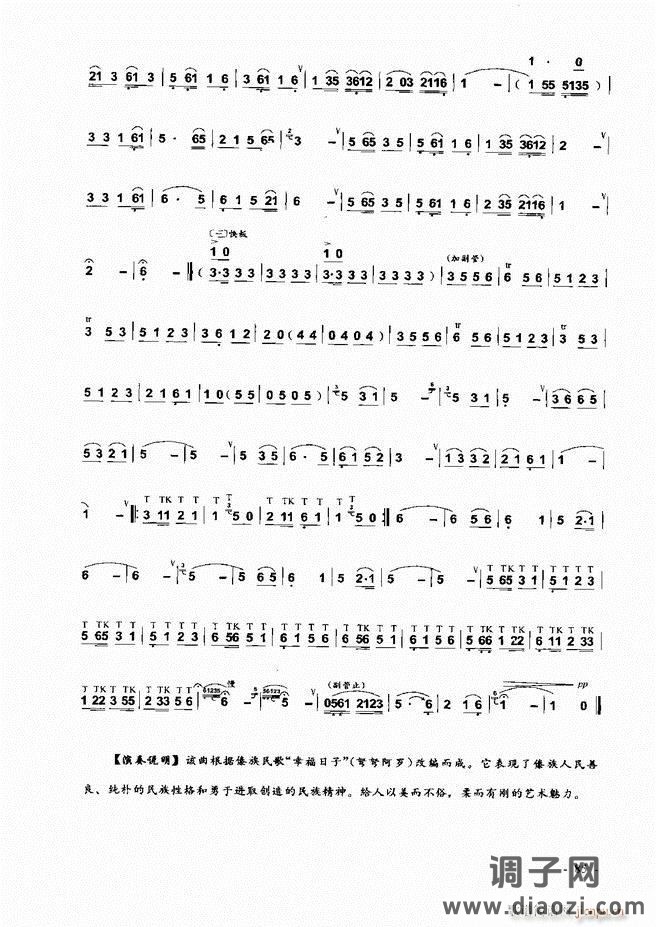 葫芦丝、巴乌实用教程 目录前言1-60