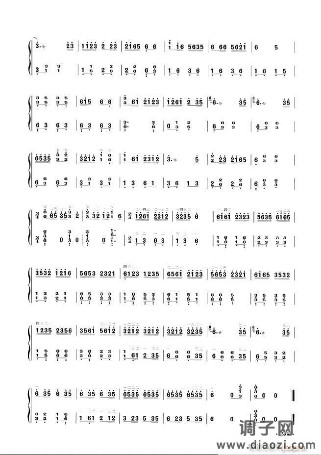 古筝基础教程三十三课目录241-29 6