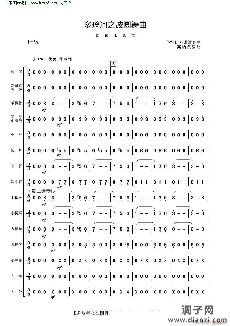 多瑙河之波圆舞曲( 管弦乐 )