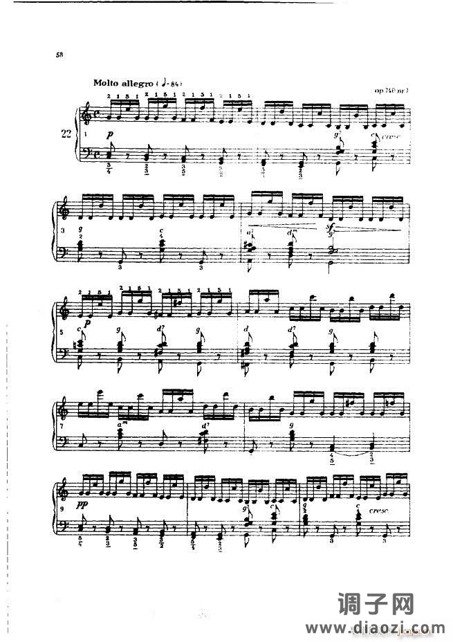 车尔尼手风琴练习曲集 Ⅲ