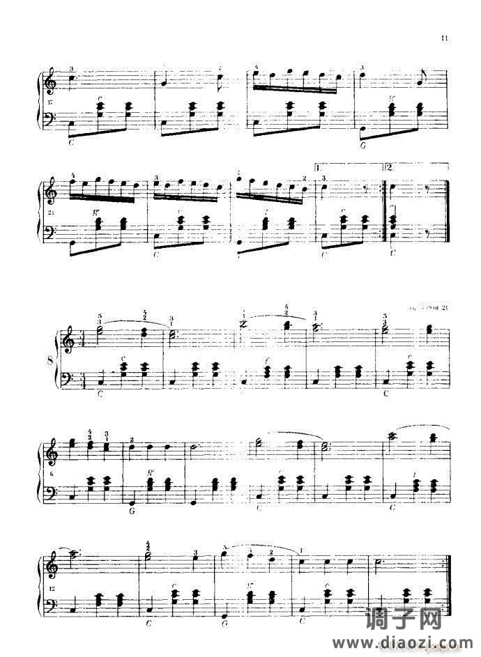 车尔尼手风琴练习曲集