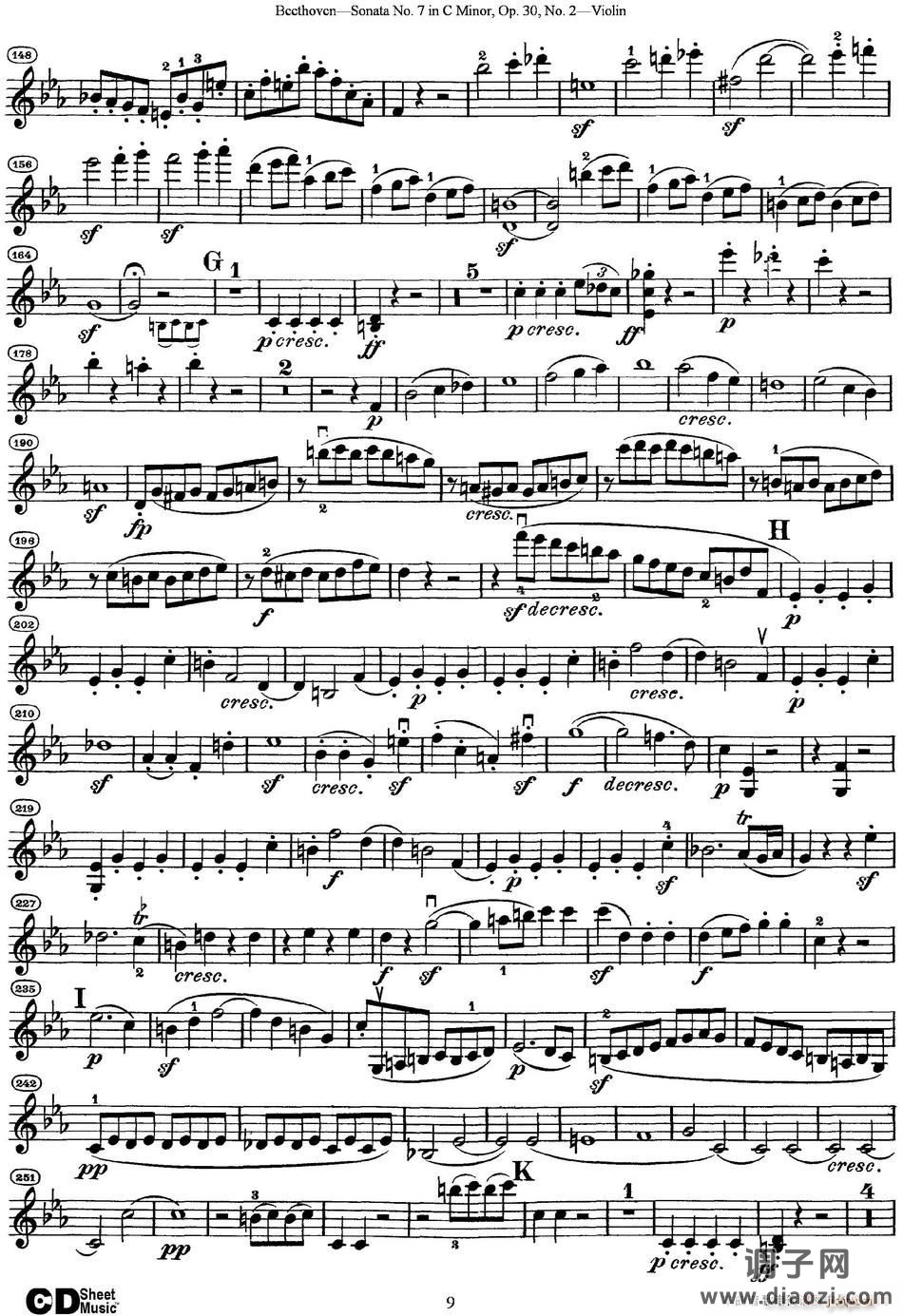 Violin Sonata No 7 in C Minor Op 30 No 2
