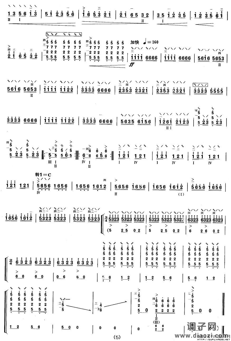 柳琴八级：土家族舞曲