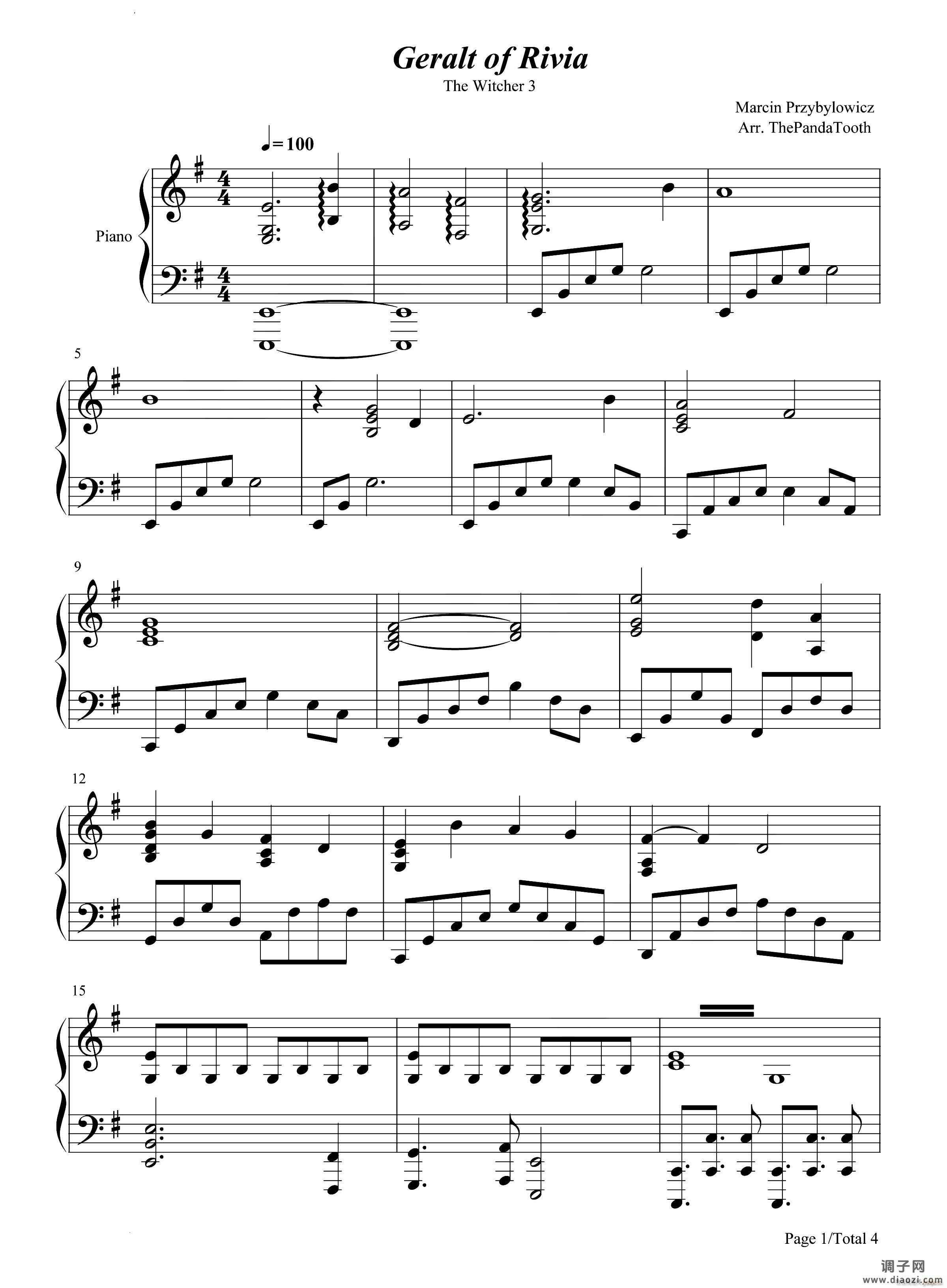 Geralt of Rivia-巫师3 狂猎