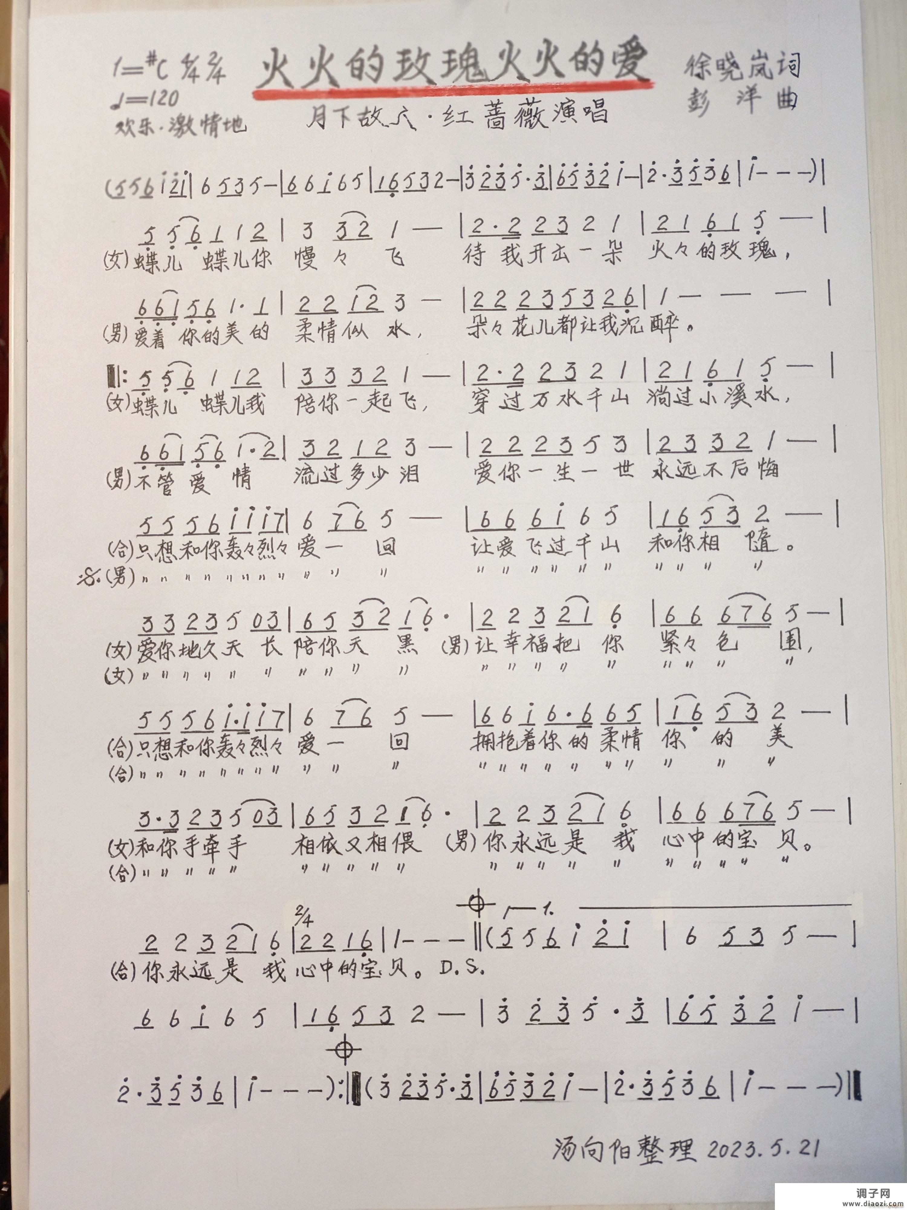 火火的玫瑰火火的爱