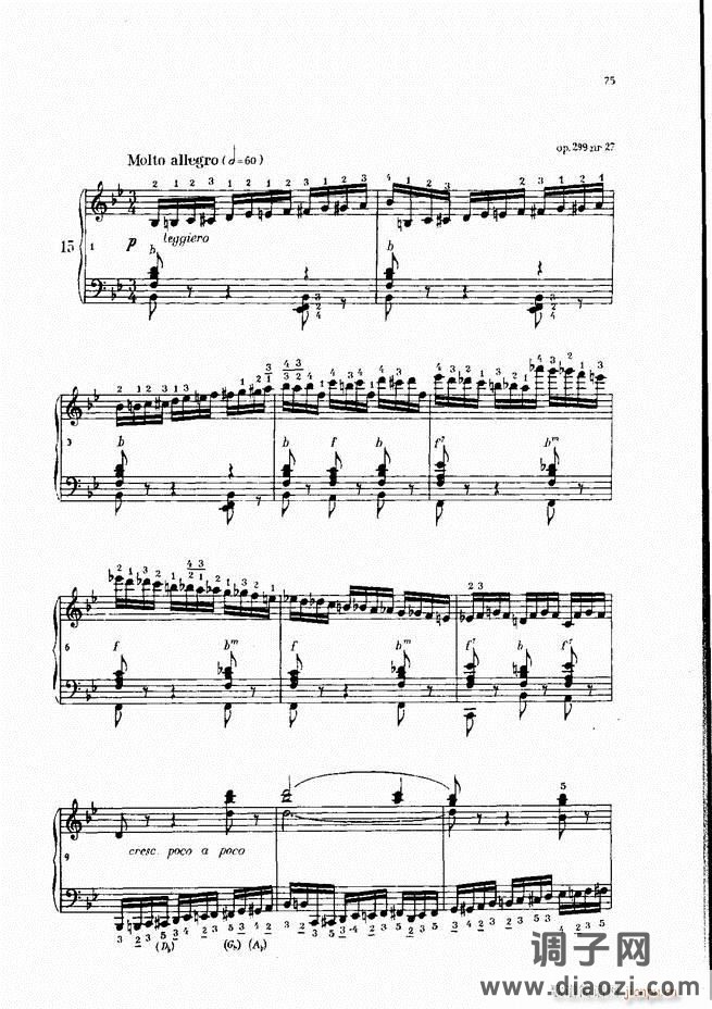 车尔尼手风琴练习曲集 Ⅳ