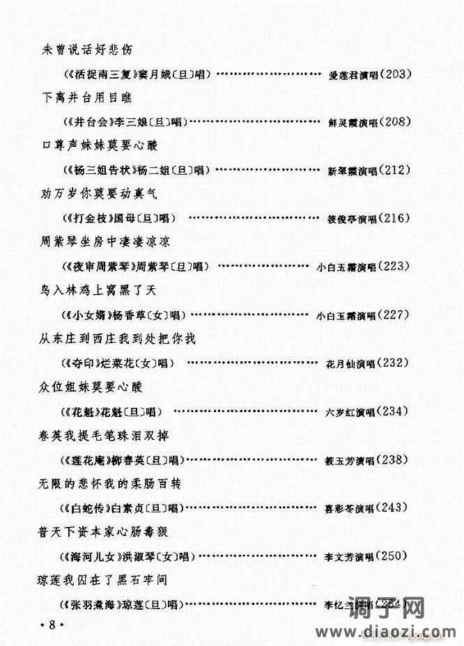 唱段选析 目录前言 1-60
