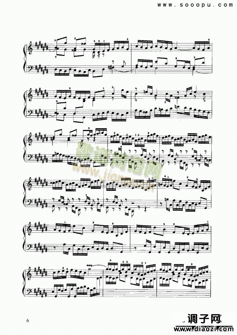 #C大调前奏曲与赋格 键盘类 手风琴