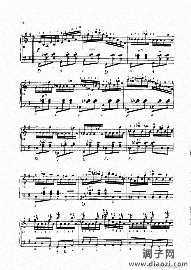 车尔尼手风琴练习曲集 Ⅳ