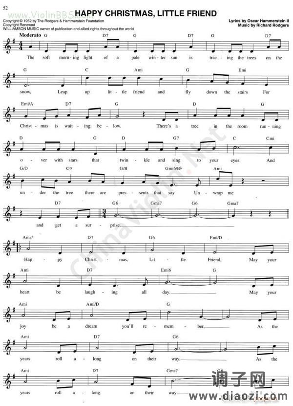 72 HAPPY CHRISTMAS LITTLE FRIEND