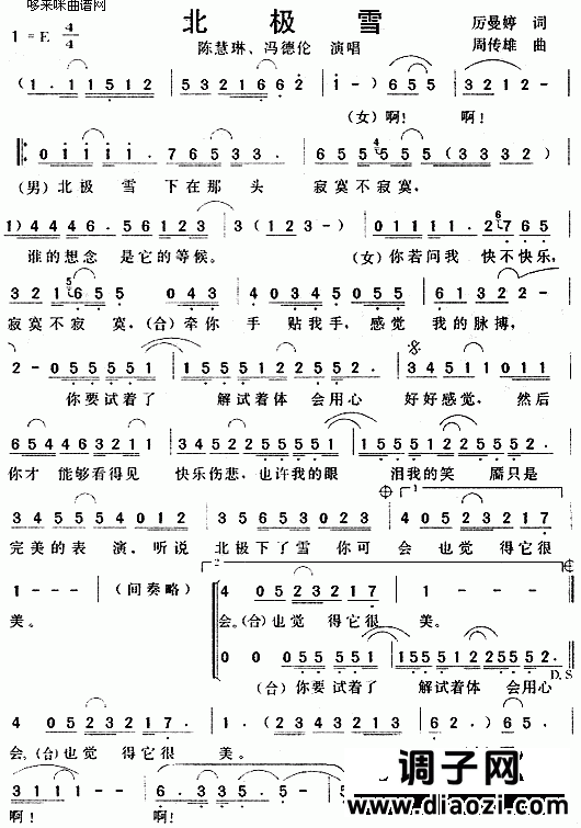 北极雪(陈慧琳、冯德伦)