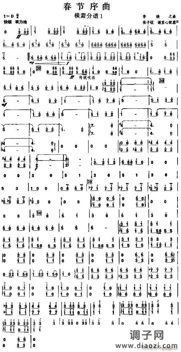 春节序曲之横萧 1