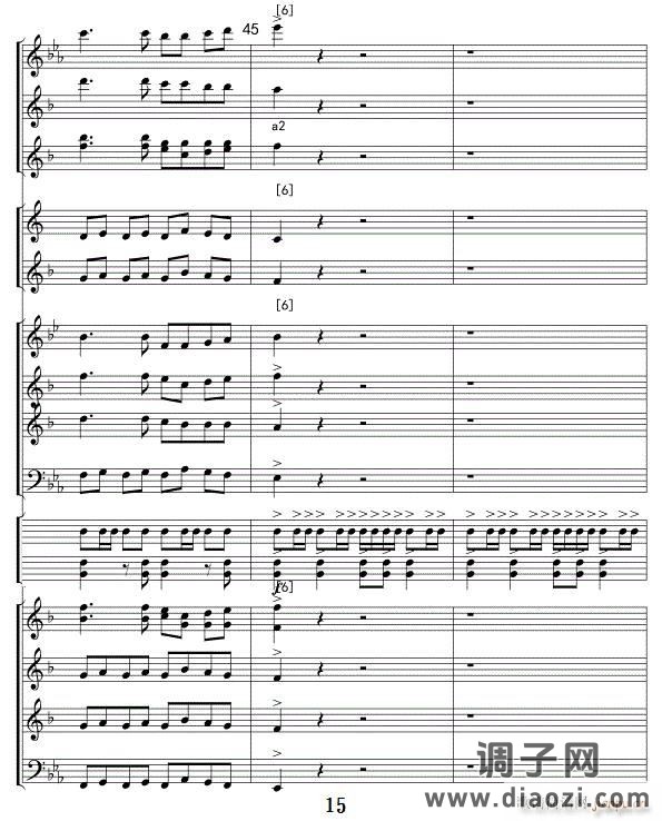 威廉退尔序曲(军乐 )线15