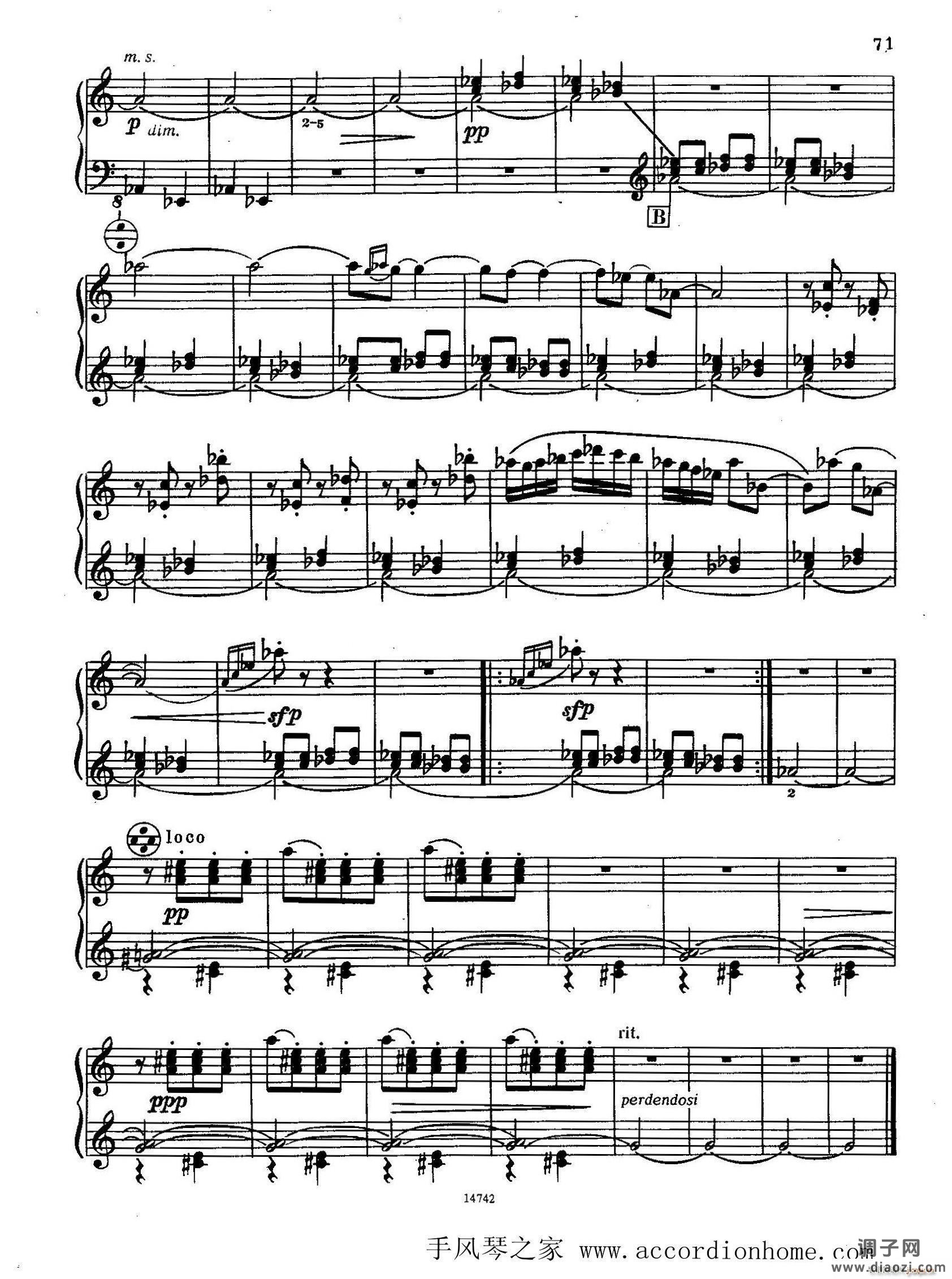 佐罗塔耶夫-六首儿童组曲之六