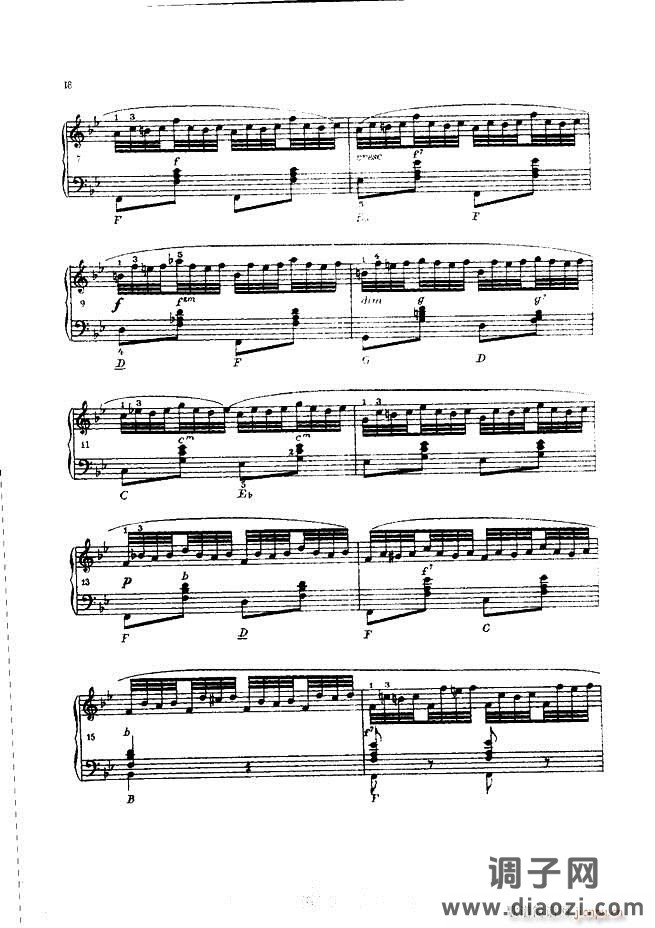 车尔尼手风琴练习曲集 Ⅲ