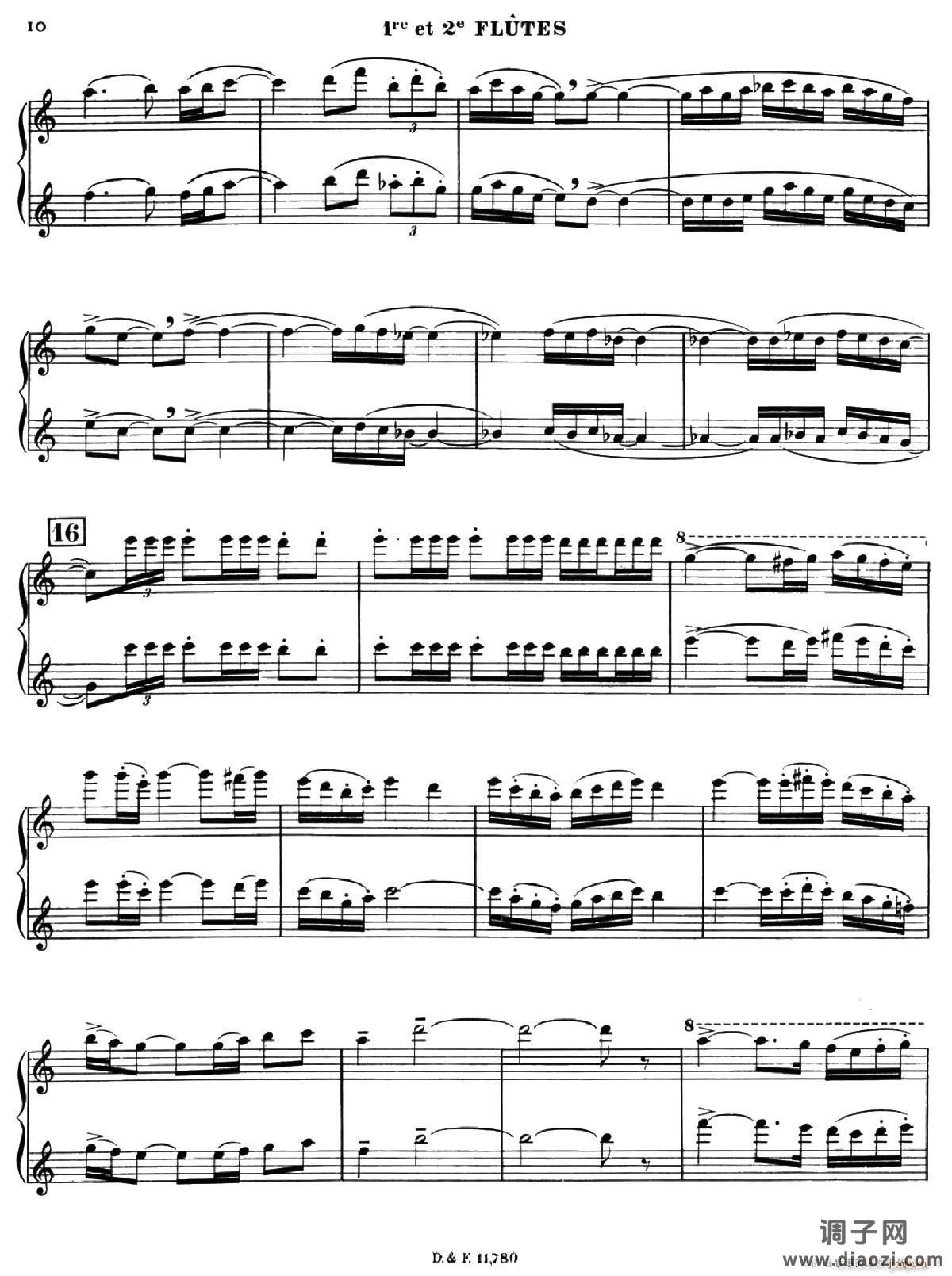 BOLERO（波莱罗）（交响乐长笛分谱）