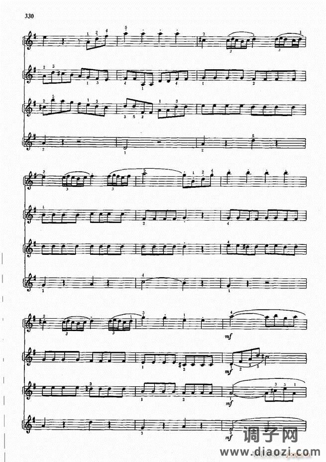 手风琴中外名曲91首301-352