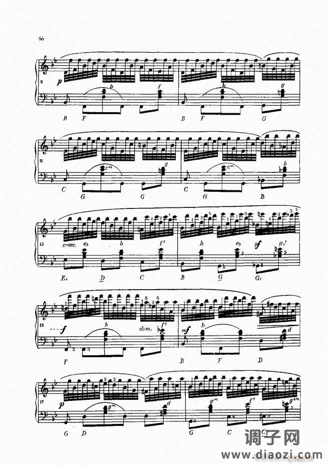 车尔尼手风琴练习曲集 Ⅳ