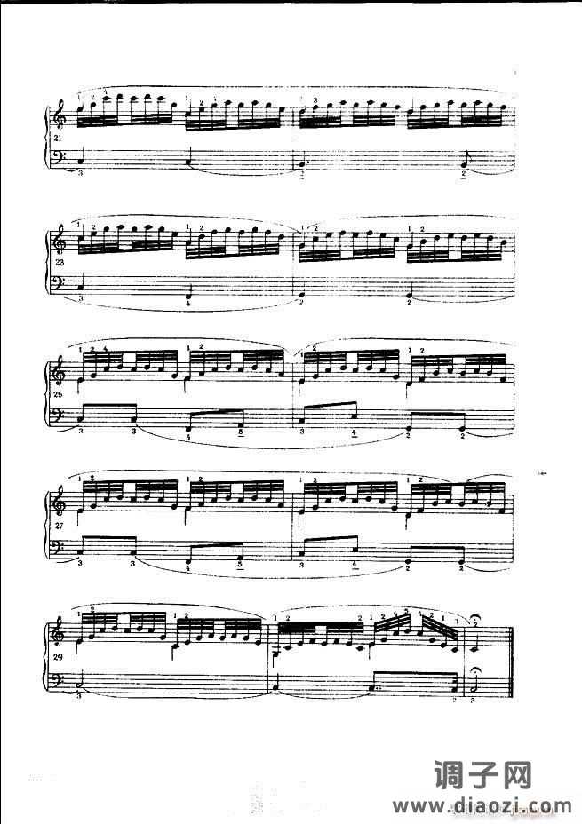 车尔尼手风琴练习曲集 Ⅲ