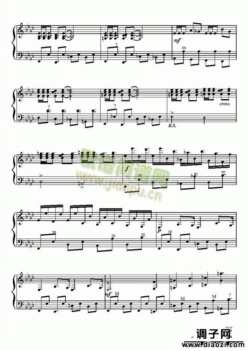 十级乐曲《诺恩吉亚幻想曲》 键盘类 手风琴