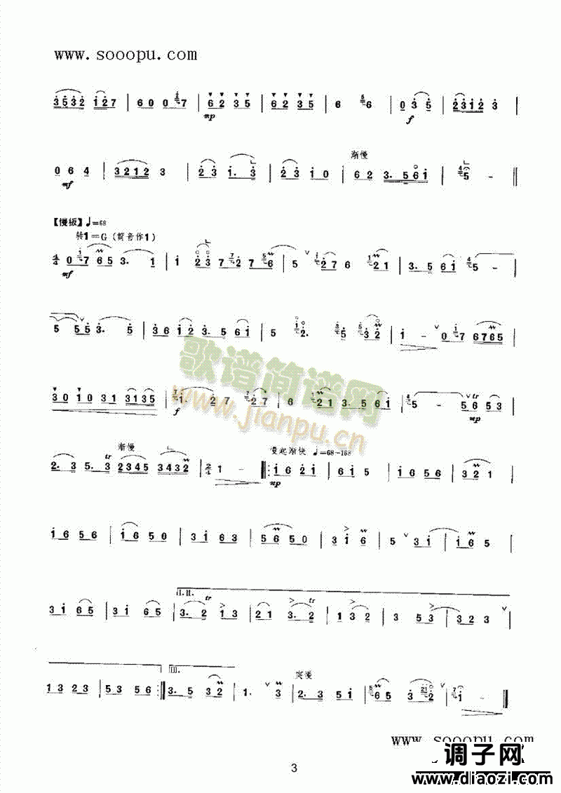 喜开镰第二版 民乐类 唢呐