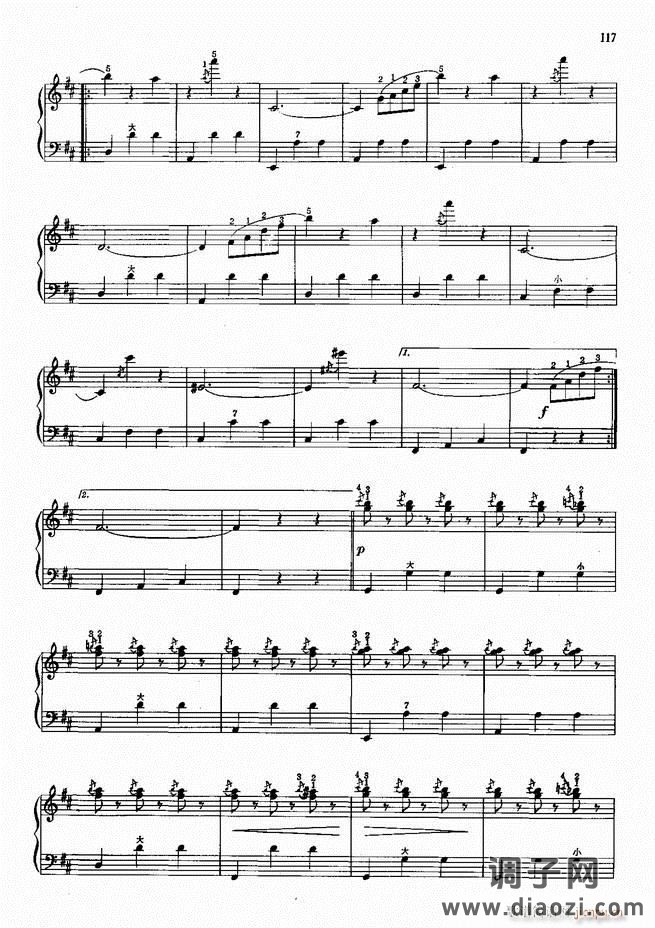 手风琴中外名曲72首101-190