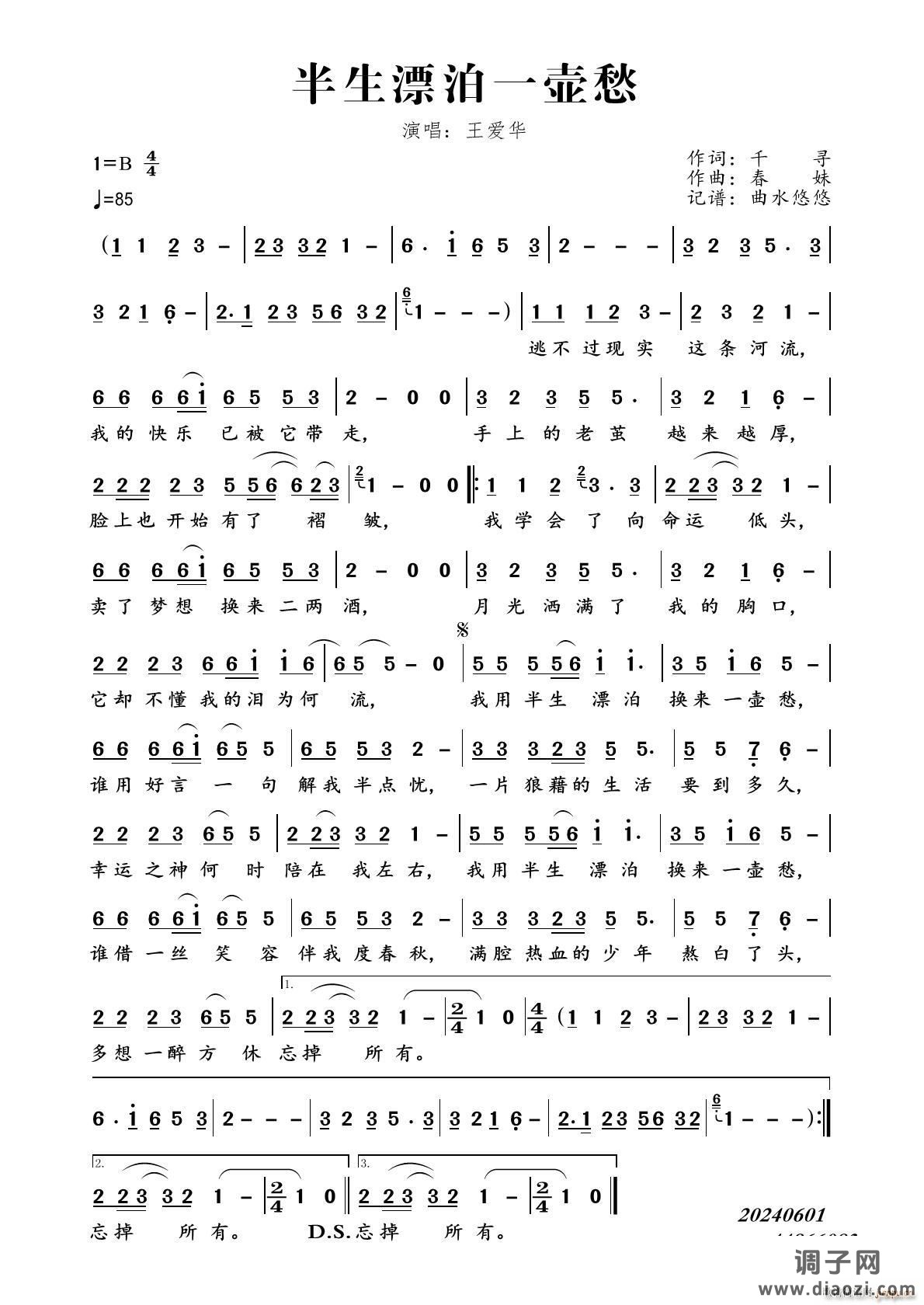 半生漂泊一壶愁