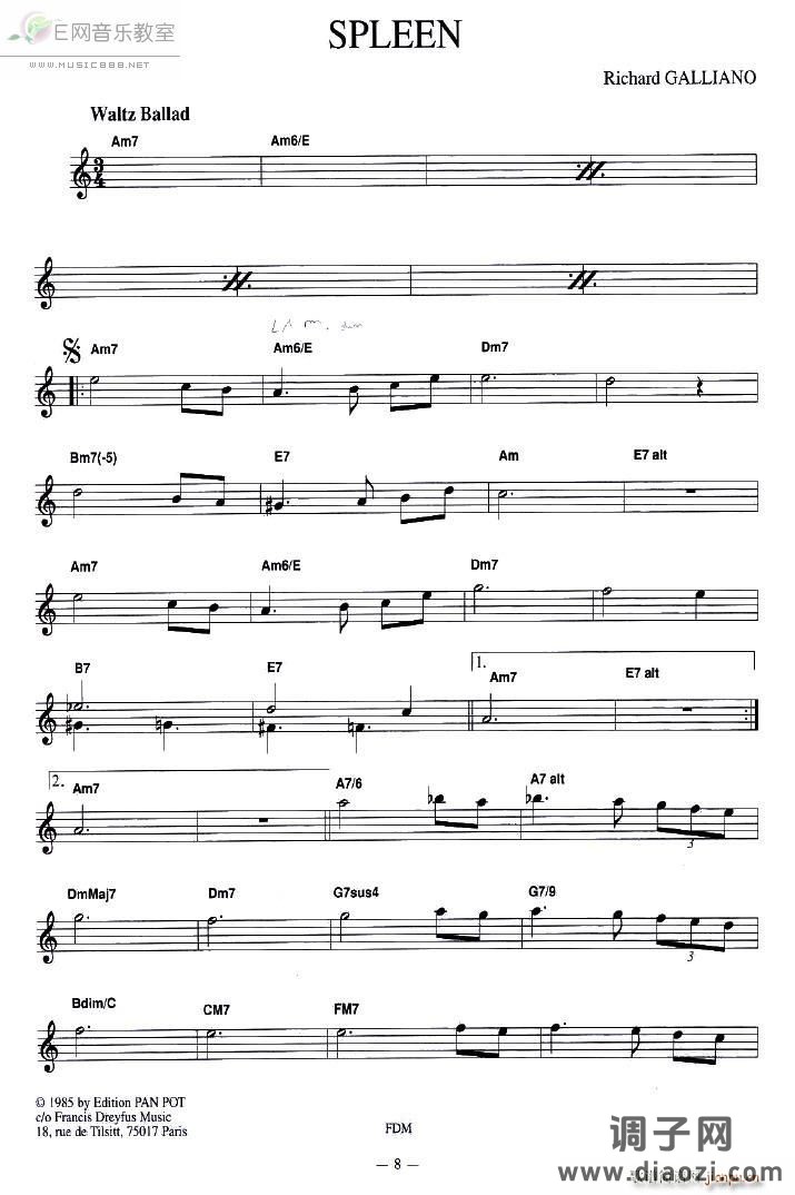 SPLEEN-理查德 加里亚诺曲