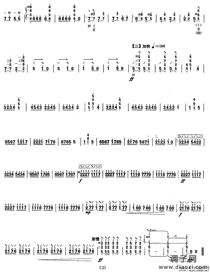 柳琴七级：欢腾的天山