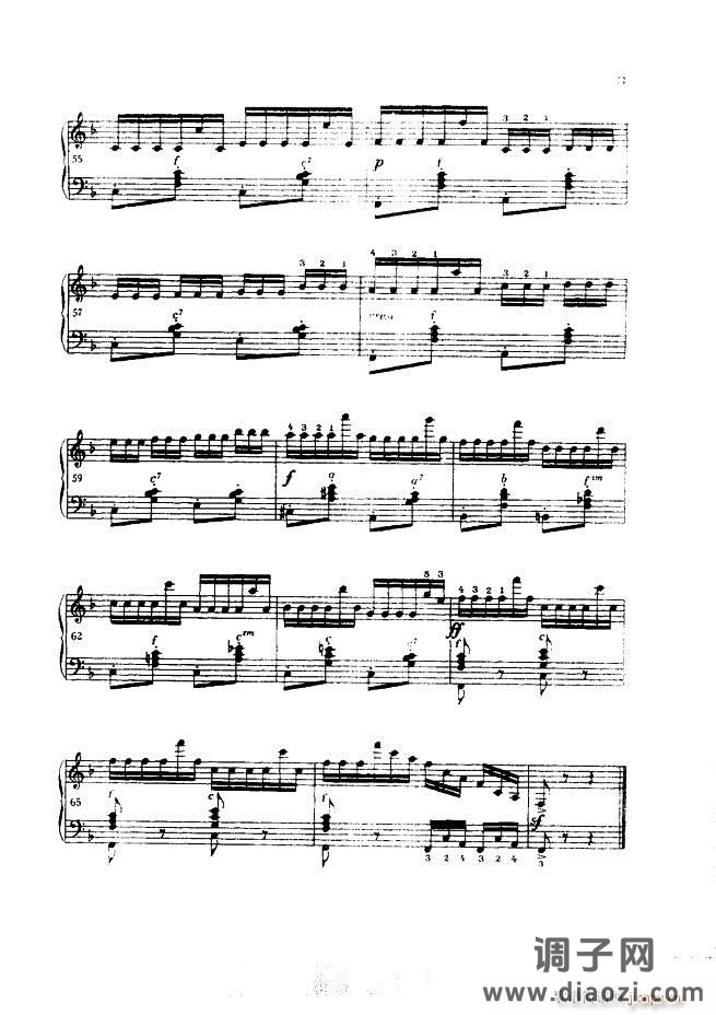 车尔尼手风琴练习曲集 Ⅲ