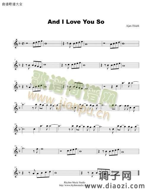 and l love you so