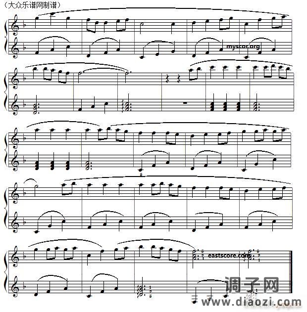 动画片《千与千寻》主题曲(儿童钢琴小曲)