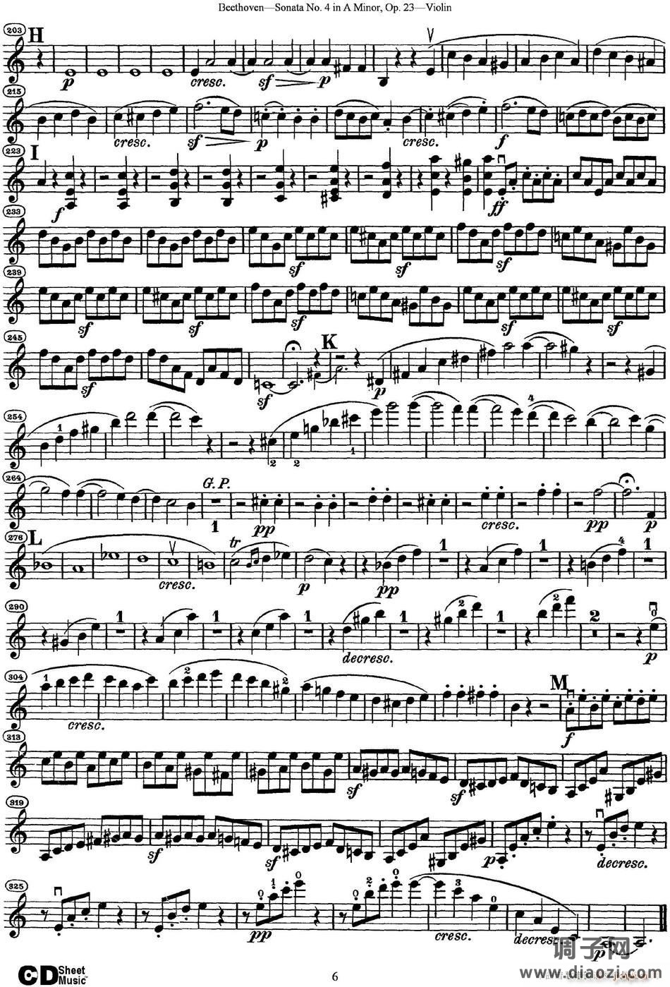 Violin Sonata No 4 in A Minor Op 23