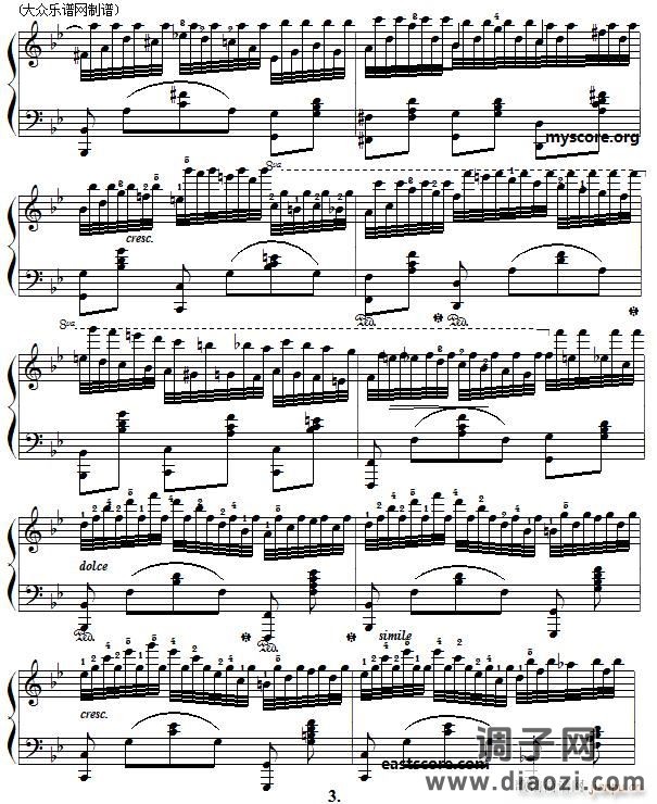 车尔尼《 手指灵巧技术练习》（Czerny 740）第19首