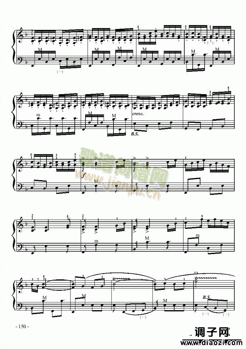 七级乐曲《茉莉花》 键盘类 手风琴