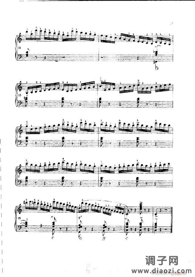 车尔尼手风琴练习曲集 Ⅲ