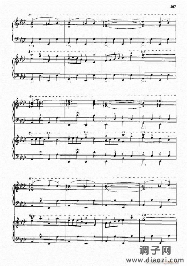 手风琴中外名曲91首301-352